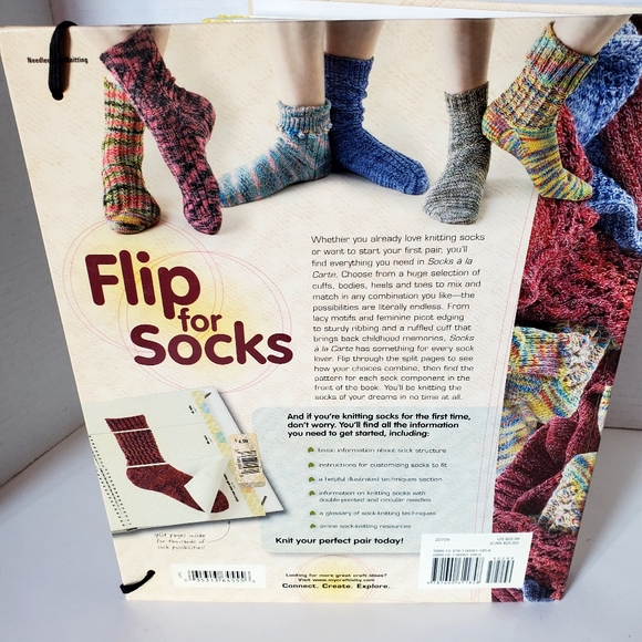 Socks A La Carte Knitting Book By Jonelle Raffino and Katherine Cade - Picture 2 of 6